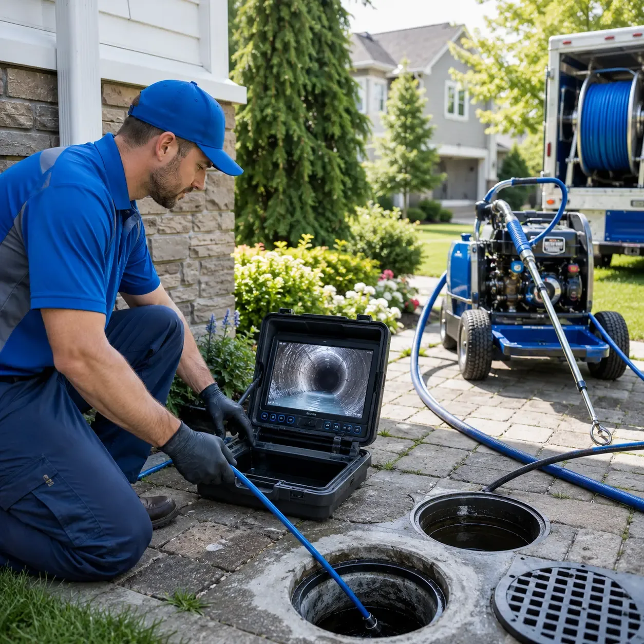 Outdoor drain cleaning professionals serving Goshen, IN